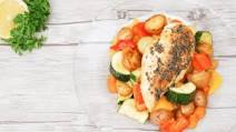 Low FODMAP Lemon Herb Chicken with Garden Vegetables Low FODMAP Lemon Herb Chicken with Garden Vegetables
