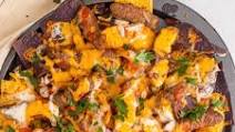 One-Pan Fajita Nachos One-Pan Fajita Nachos