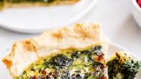 Spinach Quiche with Bacon {Paleo, Gluten Free, Dairy Free} Spinach Quiche with Bacon {Paleo, Gluten Free, Dairy Free}