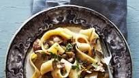 Pappardelle with Chicken Livers and Mushrooms Pappardelle with Chicken Livers and Mushrooms