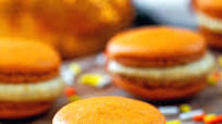 Pumpkin Macarons Pumpkin Macarons