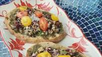 Bruschetta with Olives and Capers Bruschetta with Olives and Capers