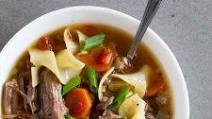 Slow Cooker Beef Noodle Soup Slow Cooker Beef Noodle Soup