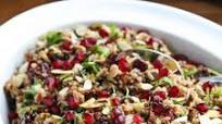 Vegan Wild Rice Salad with Cranberries and Pecans Vegan Wild Rice Salad with Cranberries and Pecans