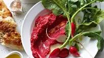 Beetroot hummus Beetroot hummus