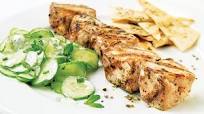 Souvlaki with Tzatziki sauce Souvlaki with Tzatziki sauce