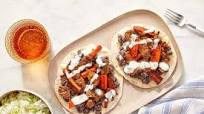 Honey-Chipotle Beef & Black Bean Tostadas with Lime Rice Honey-Chipotle Beef & Black Bean Tostadas with Lime Rice
