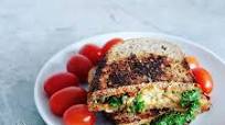 Kale And Bruschetta Grilled Cheese