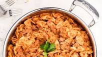 Easy Stovetop Bow Tie Skillet Lasagna Easy Stovetop Bow Tie Skillet Lasagna