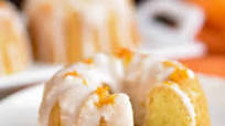 Almond Mini Bundt Cakes with Orange Glaze Almond Mini Bundt Cakes with Orange Glaze