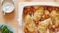 Crunchy Baked Ranch Chicken with Breadcrumbs Crunchy Baked Ranch Chicken with Breadcrumbs
