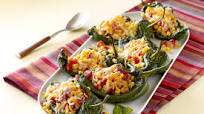 Oven-Baked Stuffed Poblano Pepper Recipe Oven-Baked Stuffed Poblano Pepper Recipe