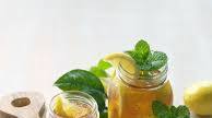 Apple and Peach Iced Tea with Mint Apple and Peach Iced Tea with Mint