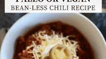 Slow Cooker Bean-less Chili: Low Carb, Paleo or Vegan Slow Cooker Bean-less Chili: Low Carb, Paleo or Vegan