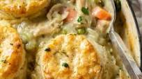 Chicken Pot Pie with Biscuits Chicken Pot Pie with Biscuits