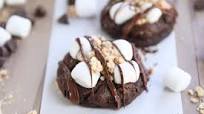 Double Chocolate S'Mores Cookies Double Chocolate S'Mores Cookies