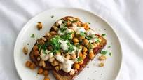 Chickpea Tzatziki Toast Chickpea Tzatziki Toast