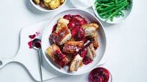 Crispy pork belly with spiced plum sauce Crispy pork belly with spiced plum sauce