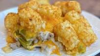 Easy Cheesy Tater Tot Casserole With Ground Beef Easy Cheesy Tater Tot Casserole With Ground Beef