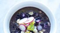 Pozole con frijol negro Pozole con frijol negro