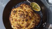 Whole Roasted Cauliflower With Almond-Herb Sauce Whole Roasted Cauliflower With Almond-Herb Sauce