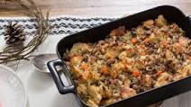 Pork & Mushroom Stuffing with Sourdough Bread & Fresh Herbs Pork & Mushroom Stuffing with Sourdough Bread & Fresh Herbs