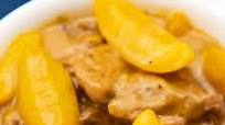 Creamy Peach and Pork Creamy Peach and Pork