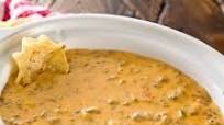 Spicy Crock Pot Cheesy Hamburger Dip + VIDEO Spicy Crock Pot Cheesy Hamburger Dip + VIDEO