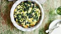 Pastry-Less Spanakopita with Mixed Greens Pastry-Less Spanakopita with Mixed Greens