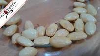 Almendras peladas y tostadas en microondas Almendras peladas y tostadas en microondas