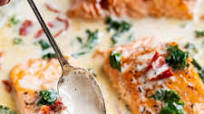 Creamy Tuscan Salmon Creamy Tuscan Salmon