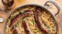Bratwurst and Sauerkraut Bratwurst and Sauerkraut