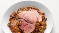 Slow-Cooker Barbecue Ham and Black-Eyed Peas Slow-Cooker Barbecue Ham and Black-Eyed Peas