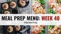 Meal Prep Menu: Week 40 Meal Prep Menu: Week 40