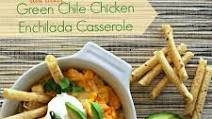 {Slow Cooker} Green Chile Chicken Enchilada Casserole {Slow Cooker} Green Chile Chicken Enchilada Casserole