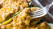 Keto Cheeseburger Zucchini Boats Keto Cheeseburger Zucchini Boats