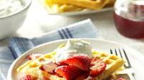 Golden Buttermilk Waffles Golden Buttermilk Waffles