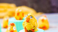 Nutella Stuffed Chocolate Covered Strawberry Easter Chicks Nutella Stuffed Chocolate Covered Strawberry Easter Chicks