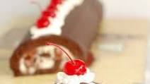 Black Forest Cake Roll Black Forest Cake Roll