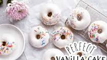 Baked Vanilla Cake Donuts Baked Vanilla Cake Donuts