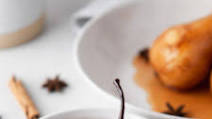 Vanilla Poached Pears Vanilla Poached Pears