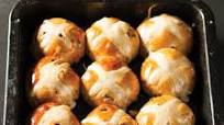 Traditional homemade hot cross buns Traditional homemade hot cross buns