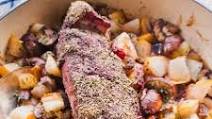 Dutch Oven Baked Pork Loin with Jam and Spices Dutch Oven Baked Pork Loin with Jam and Spices