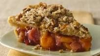 Peach Rhubarb Pie Peach Rhubarb Pie