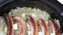 Crockpot Brats and Sauerkraut Crockpot Brats and Sauerkraut