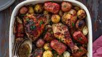 Oven Roasted Chicken, Sausage and Potatoes Oven Roasted Chicken, Sausage and Potatoes