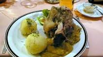 Berliner eisbein (Pork knuckle with split peas and sauerkraut) Berliner eisbein (Pork knuckle with split peas and sauerkraut)
