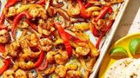 Sheet-Pan Shrimp Fajitas Sheet-Pan Shrimp Fajitas