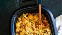 Slow Cooker Cornbread and Sausage Stuffing Slow Cooker Cornbread and Sausage Stuffing