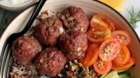 30-minute Healthy Oven Baked Lamb Meatballs with Tzatziki Sauce 30-minute Healthy Oven Baked Lamb Meatballs with Tzatziki Sauce